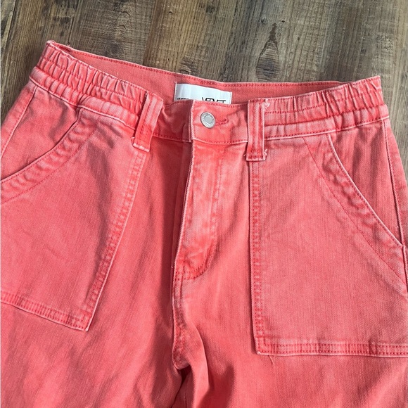 VERVET BY FLYING MONKEY Dixie Red Cargo Utility Pants - Picture 2 of 3